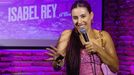 Isabel Rey durante una actuacin