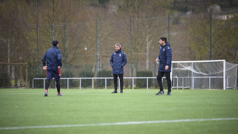 Rubén Domínguez antes de medirse al Arenas: «Aquí no hay cansancio. Juega la cabeza»