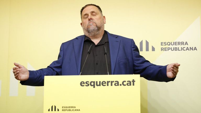 El presidente de ERC, Oriol Junqueras, en una imagen del pasado 16 de marzo