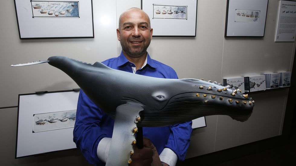 Mira las fotos del arranque de las fiestas de San Mauro en Lam�n.Xos� Iglesias, mari�eiro, escritor e artista ceense