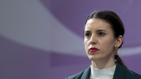 La ministra de Igualdad, Irene Montero