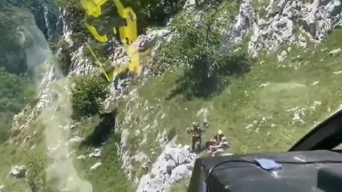As� se produjo el rescate de un hombre de 72 a�os en Picos