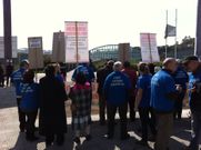 Protesta de afectados por las preferentes