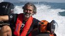 El fotógrafo de Ribeira se embarcó desde Burriana con la oenegé española Salvamento Marítimo Humanitario.
