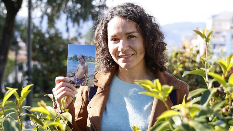Tamara Novoa, madre de acogida: «Aprendín moito da súa empatía»