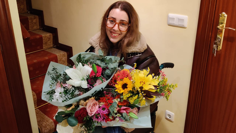 Aida Barbas lleva ocho a�os conviviendo con los s�ntomas que le provoca el TNF