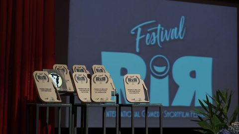 Gala de entrega de premios del festival RIR de 2019.