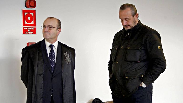 Jorge Dorribo, en los juzgados en 2012.