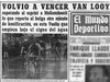 Portada de El Mundo Deportivo con la foto del esprint de Lugo.