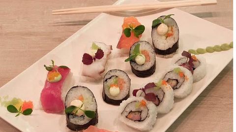 Plato de sushi de Bocablos