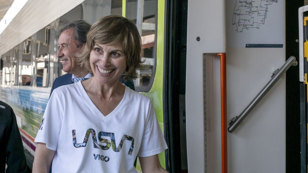 Sesin verm de la Festa da Fraga 2022.Nava Castro, directora de Turismo de Galicia.