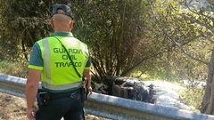 Accidente durante el Rally Villa de Llanes