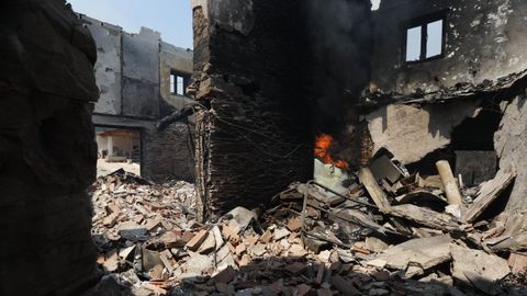 34 casas han quedado destruidas.