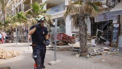 Una estructura antigua y una sobrecarga posibles causas del derrumbe de una terraza en Palma