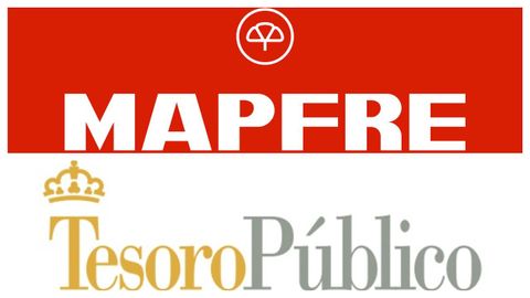 Logos de Mapfre y Tesoro Pblico