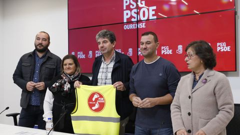 El PSOE anunció el pacto recordando la caminata que organizaron hacia Madrid para reclamar un reparto justo de los fondos de la Diputación.