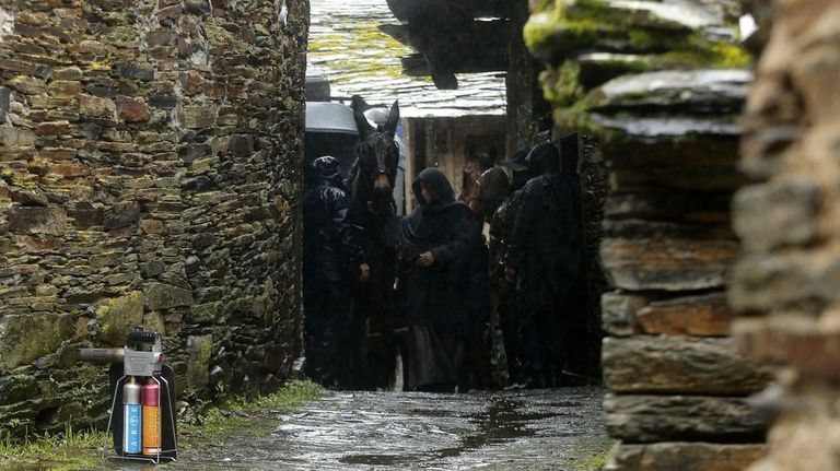 Seceda se transforma en plató de cine para contar la historia del hombre lobo de Allariz