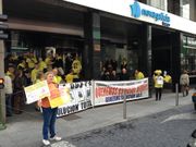 Protesta de preferentistas en A Coru�a