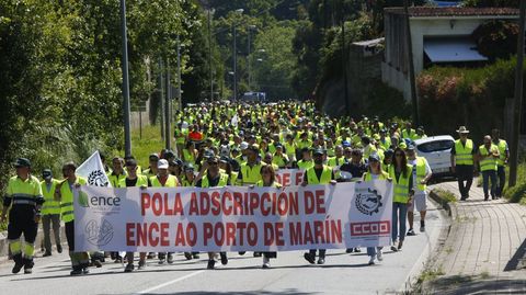 Marcha de Ence al Puerto de Marín