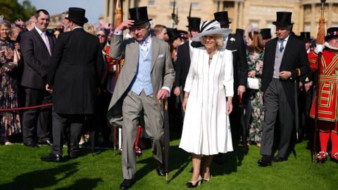 Carlos III y la reina Camilla, en un acto el pasado 8 de mayo