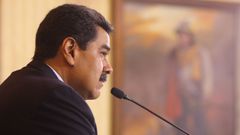 Nicols Maduro, en una comparecencia en el palacio de Miraflores