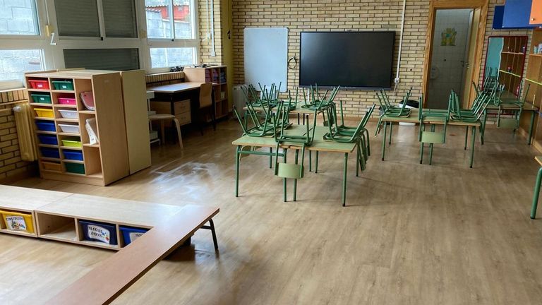 El colegio de Tenorio retoma este jueves la actividad lectiva al concluir los trabajos de reparación y limpieza