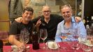 Marcial Pita, Alejandro Rodrguez y Luis Gutirrez Santo Domingo en el Mesn Picasso