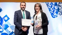 La responsable del centro de salud de Cedeira recogi el premio en Santiago