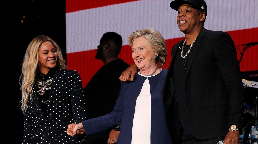 Beyonc y su marido, Jay Z, apoyaron durante la campaa a Hillary Clinton