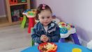 Cristina fue diagnosticada con dos años