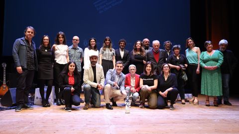 A entrega dos premios foi no Teatro Principal de Santiago