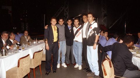 Fiesta en la sala Scala de Río de Janeiro.