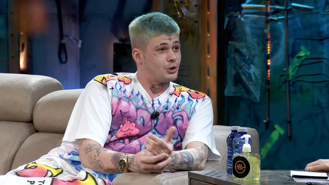 El msico, el 26 de mayo de 2020, durante una entrevista en La resistencia.