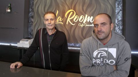 Maximino López y Pablo Romero, promotores de La Room, en una foto de archivo del año en el que abrió la sala.