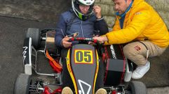 Uno de los karts eléctricos que se probaron en el Racing Dakart Sanxenxo