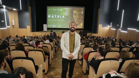 Presentación de «Matria» el mes pasado en el auditorio de Vilanova