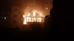 Incendio en�una vivienda en Xuvia