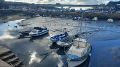 Una semana de espectaculares mareas bajas en Pontevedra