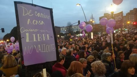 Manifestacin del 8-M en Gijn