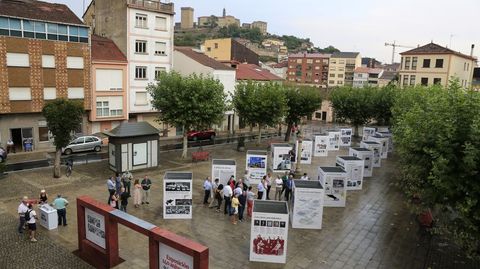 La exposición itinerante sobre el 140 aniversario de La Voz de Galicia estará en Monforte hasta el 23 de agosto