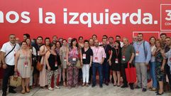 Delegacin de la FSA en el congreso del PSOE