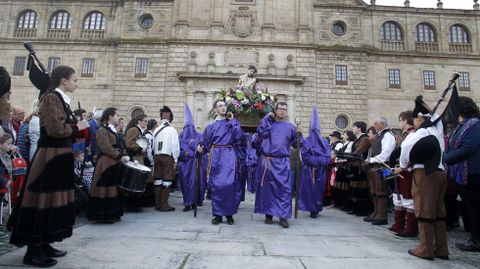 La procesión del Viernes Santo en Monforte saldrá de la iglesia de la Compañía después de la misa que empieza a las siete de la tarde
