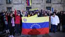 Concentraciones de venezolanos en Celanova y Ourense