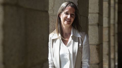 A alcaldesa de Lugo, Lara Méndez