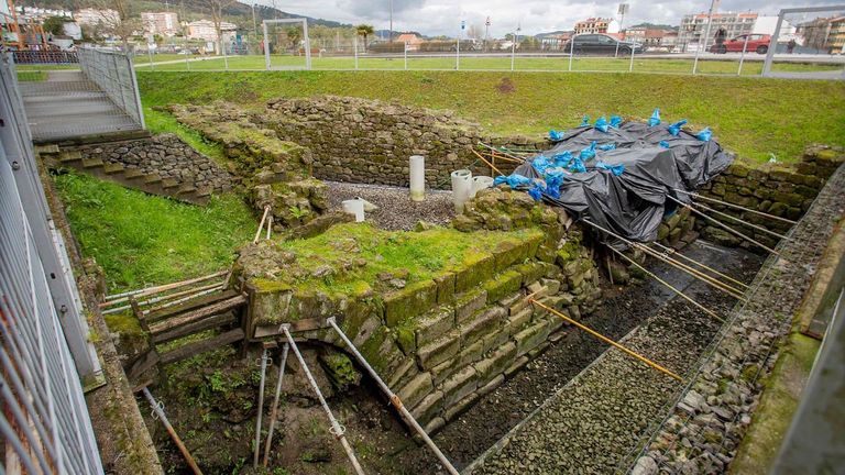 Nuevo proyecto para consolidar los restos del antiguo puente de O Burgo, en Pontevedra