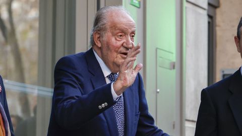 El rey Juan Carlos el pasado 20 de diciembre, en el cumplea�os de su hija la infanta Elena