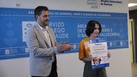Además de los diplomas, los participantes se llevaron una tableta donada por la empresa ourensana Minprice