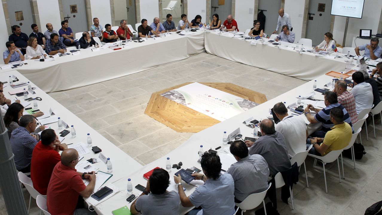 Protestas de los bomberos en la capital de la provincia