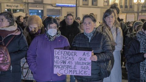 Miles de lucenses se echaron a la calle para recordar a Cristina Cabo, la mujer asesinada en Lugo