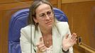 La conselleira de Infraestructuras e Mobilidade, Ethel Vázquez, en el Parlamento